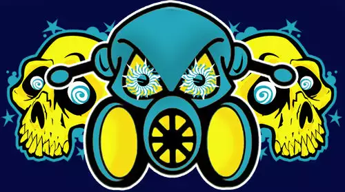 Bewild Ghast Hypnotic Toxic T-Shirt (Navy) Ghast Apparel 4 Bewild Ghast Hypnotic Toxic T-Shirt (Navy) Ghast Apparel