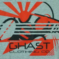 Bewild Ghast Rising Sun Mask Men's T-Shirt (Grey) Ghast Apparel