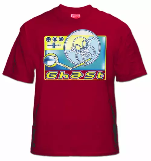 Bewild Ghast Apparel Ghast Turntable T-Shirt (Red) 3 Bewild Ghast Apparel Ghast Turntable T-Shirt (Red)