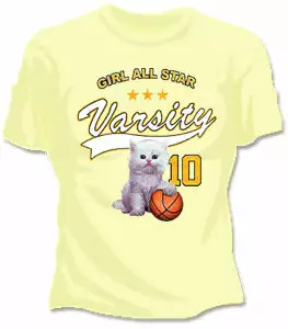 Bewild Girl All Star Varsity Girls T-Shirt 3 Bewild Girl All Star Varsity Girls T-Shirt