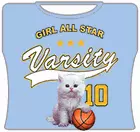 Bewild Girl All Star Varsity Girls T-Shirt 6 Bewild Girl All Star Varsity Girls T-Shirt
