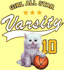 Bewild Girl All Star Varsity Girls T-Shirt