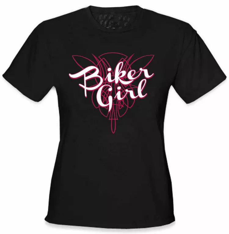 Bewild Girls Biker Shirts - "Biker Girl" Girl's T-Shirt 3 Bewild Girls Biker Shirts - "Biker Girl" Girl's T-Shirt