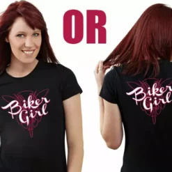 Bewild Girls Biker Shirts - "Biker Girl" Girl's T-Shirt 17 Bewild Girls Biker Shirts -