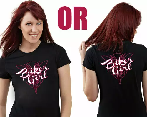 Bewild Girls Biker Shirts - "Biker Girl" Girl's T-Shirt 8 Bewild Girls Biker Shirts - "Biker Girl" Girl's T-Shirt