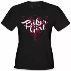 Bewild Girls Biker Shirts - "Biker Girl" Girl's T-Shirt