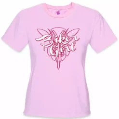 Bewild Girls Biker Shirts - "Biker Girl" Girl's T-Shirt 19 Bewild Girls Biker Shirts -