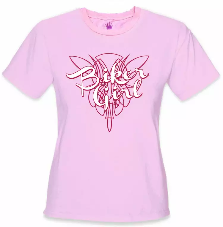 Bewild Girls Biker Shirts - "Biker Girl" Girl's T-Shirt 10 Bewild Girls Biker Shirts - "Biker Girl" Girl's T-Shirt