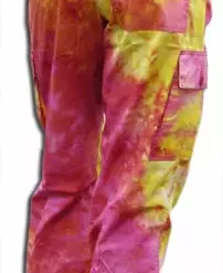 Bewild Girls "Hipster" UFO Pants (Fire Tie Dye) Girly Hipster UFO
