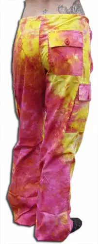 Bewild Girls "Hipster" UFO Pants (Fire Tie Dye) Girly Hipster UFO 4 Bewild Girls "Hipster" UFO Pants (Fire Tie Dye) Girly Hipster UFO