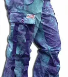Bewild Girls "Hipster" UFO Pants (Purple / Blue Tie Dye) Girly Hipster UFO