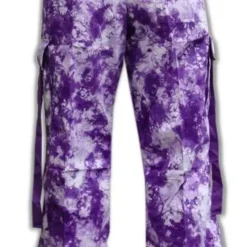 Bewild Girls Hipster UFO Pants (Purple Tie Dye)