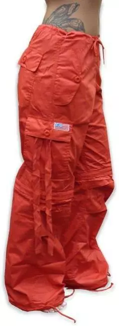 Bewild Girls Hipster UFO Pants With Zip Off Legs (Red) Zip Off UFO 3 Bewild Girls Hipster UFO Pants With Zip Off Legs (Red) Zip Off UFO