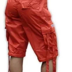 Bewild Girls Hipster UFO Pants With Zip Off Legs (Red) Zip Off UFO