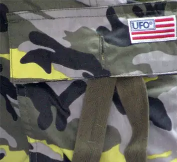 Bewild Girls "Hipster" UFO Pants (Yellow Camo) Girly Hipster UFO 7 Bewild Girls "Hipster" UFO Pants (Yellow Camo) Girly Hipster UFO