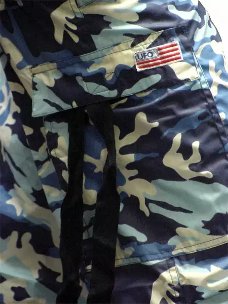 Bewild Girly Basic UFO Pants (Blue Camo) 4 Bewild Girly Basic UFO Pants (Blue Camo)