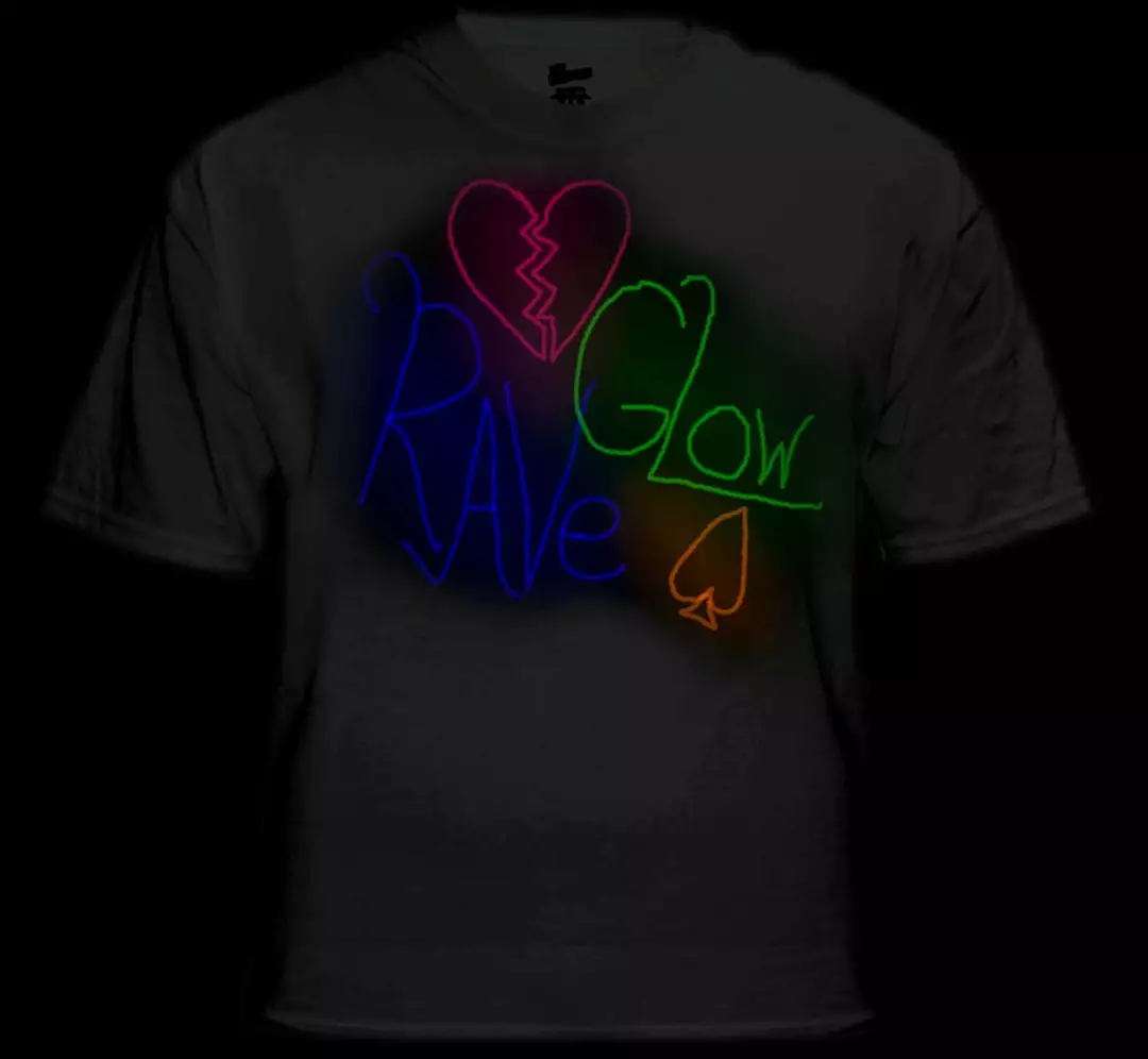 Bewild Glow In The Dark Fabric Paint Tubes (Set Of 6) 7 Bewild Glow In The Dark Fabric Paint Tubes (Set Of 6)