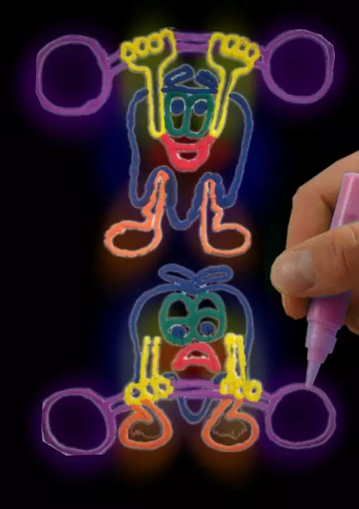 Bewild Glow In The Dark Fabric Paint Tubes (Set Of 6) 10 Bewild Glow In The Dark Fabric Paint Tubes (Set Of 6)