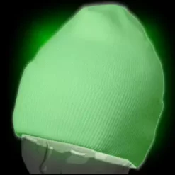 Bewild Glow In The Dark Hat - Super Glowing Skull Cap Beanie Neon & Black Light Accessories