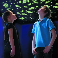 Bewild Glow In The Dark Moon, Stars & Planet (14 Piece Set) Neon & Black Light Accessories 18 Bewild Glow In The Dark Moon, Stars & Planet (14 Piece Set) Neon & Black Light Accessories