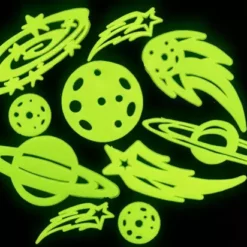 Bewild Glow In The Dark Planets And Stars (10 Piece Set) Neon & Black Light Accessories