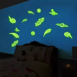 Bewild Glow In The Dark Planets And Stars (10 Piece Set) Neon & Black Light Accessories