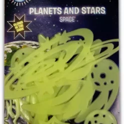 Bewild Glow In The Dark Planets And Stars (10 Piece Set) Neon & Black Light Accessories