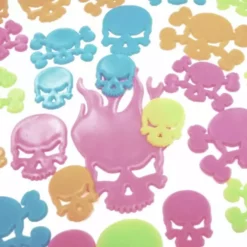 Bewild Glow In The Dark Skulls Wall Decorations Neon & Black Light Accessories