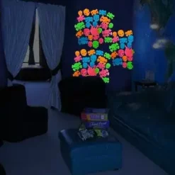 Bewild Glow In The Dark Skulls Wall Decorations Neon & Black Light Accessories