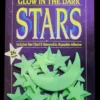 Bewild Neon & Black Light Accessories Glow In The Dark Stars With Cresent Moon (Pack Of 26 Stars)