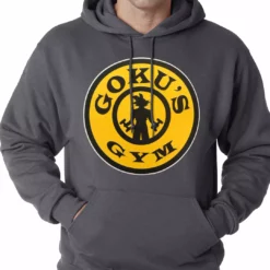 Bewild Goku's Gym Adult Hoodie