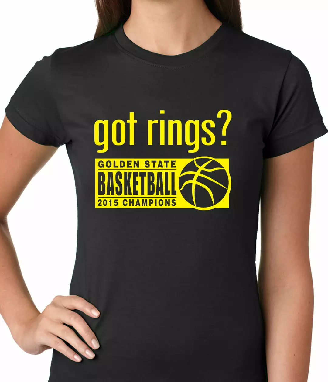 Bewild Got Rings? Golden State2015 Basketball Champs Ladies T-shirt 4 Bewild Got Rings? Golden State2015 Basketball Champs Ladies T-shirt