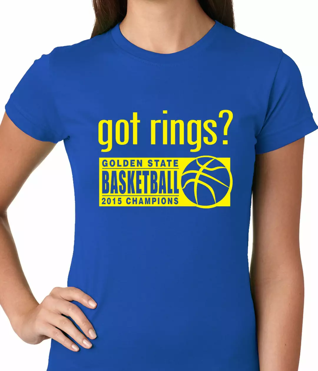 Bewild Got Rings? Golden State2015 Basketball Champs Ladies T-shirt 3 Bewild Got Rings? Golden State2015 Basketball Champs Ladies T-shirt