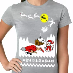 Bewild Grandma Got Run Over By A Reindeer - Ugly Christmas Ladies T-shirt Holiday Prints 15 Bewild Grandma Got Run Over By A Reindeer - Ugly Christmas Ladies T-shirt Holiday Prints