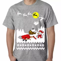 Bewild Grandma Got Run Over By A Reindeer - Ugly Christmas Mens T-shirt Holiday Prints 16 Bewild Grandma Got Run Over By A Reindeer - Ugly Christmas Mens T-shirt Holiday Prints