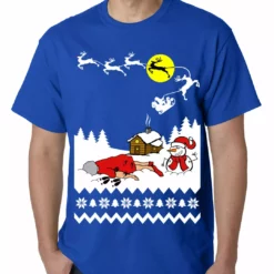 Bewild Grandma Got Run Over By A Reindeer - Ugly Christmas Mens T-shirt Holiday Prints 19 Bewild Grandma Got Run Over By A Reindeer - Ugly Christmas Mens T-shirt Holiday Prints