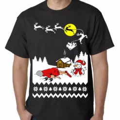 Bewild Grandma Got Run Over By A Reindeer - Ugly Christmas Mens T-shirt Holiday Prints 13 Bewild Grandma Got Run Over By A Reindeer - Ugly Christmas Mens T-shirt Holiday Prints