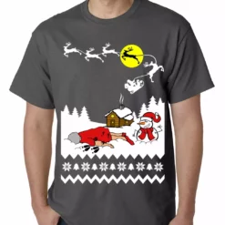 Bewild Grandma Got Run Over By A Reindeer - Ugly Christmas Mens T-shirt Holiday Prints 14 Bewild Grandma Got Run Over By A Reindeer - Ugly Christmas Mens T-shirt Holiday Prints