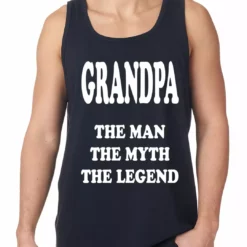 Bewild Grandpa The Man The Myth The Legend Tank Top