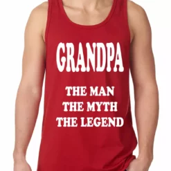 Bewild Grandpa The Man The Myth The Legend Tank Top