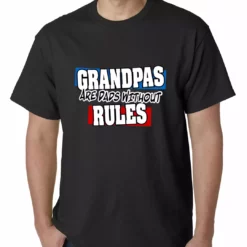 Bewild Grandpas Are Dads Without Rules Mens T-shirt
