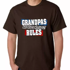 Bewild Grandpas Are Dads Without Rules Mens T-shirt