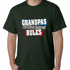Bewild Grandpas Are Dads Without Rules Mens T-shirt