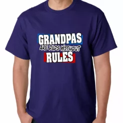 Bewild Grandpas Are Dads Without Rules Mens T-shirt