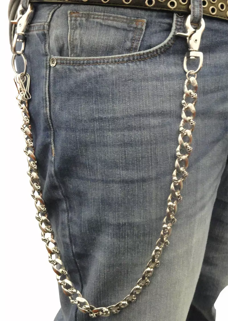 Bewild Wallets & Chains Graveyard Skulls Tough Link Jean And Wallet Chain 6 Bewild Wallets & Chains Graveyard Skulls Tough Link Jean And Wallet Chain