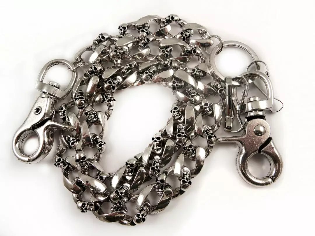 Bewild Wallets & Chains Graveyard Skulls Tough Link Jean And Wallet Chain 12 Bewild Wallets & Chains Graveyard Skulls Tough Link Jean And Wallet Chain