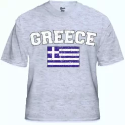 Bewild Greece Vintage Flag International Mens T-Shirt