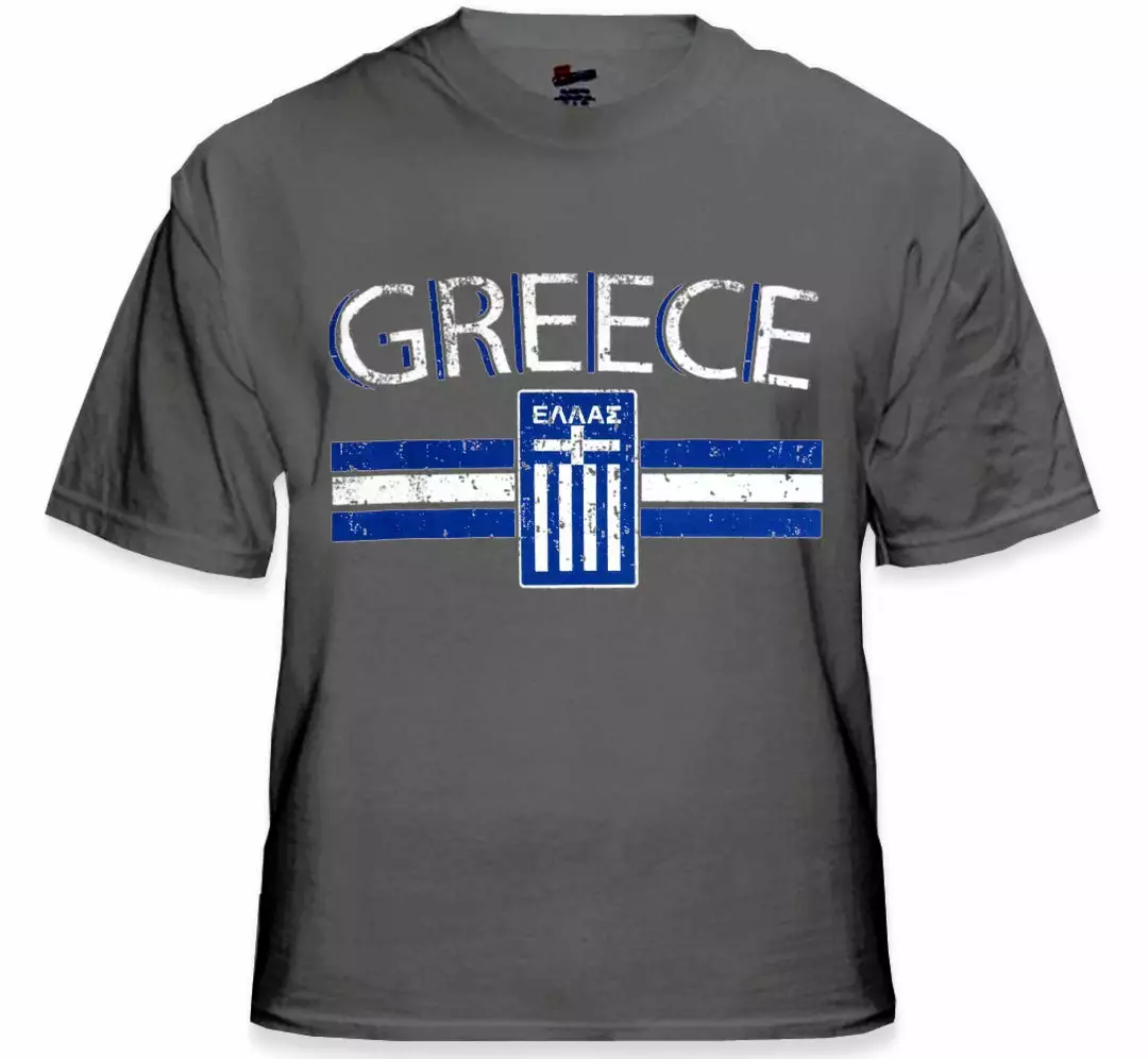 Bewild Greece Vintage Shield International Mens T-Shirt 7 Bewild Greece Vintage Shield International Mens T-Shirt