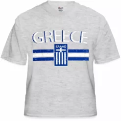 Bewild Greece Vintage Shield International Mens T-Shirt