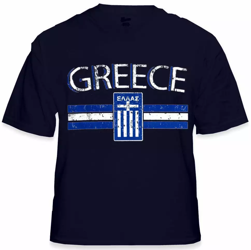 Bewild Greece Vintage Shield International Mens T-Shirt 8 Bewild Greece Vintage Shield International Mens T-Shirt